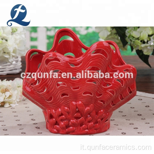 Vaso da fiori in ceramica decorativo dal design unico